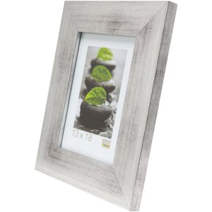 Ramka na zdjęcia drewno srebrne 30,0 x40,0 cm S43BD