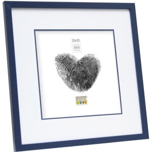 Ramka drewniana S43AM6 niebieska 30x40 cm (20x30 cm)
