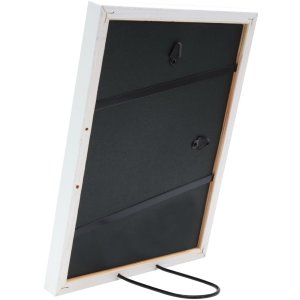 Ramka drewniana S43AK1 biała 15x20 cm (10x15 cm)