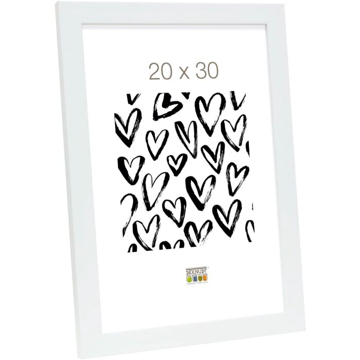 Ramka na zdjęcia S41VH1 biały plastik 15,0 x15,0 cm