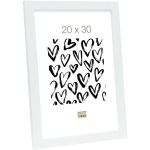 Ramka na zdjęcia S41VH1 biały plastik 15,0 x15,0 cm