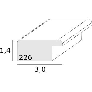 Ramka na zdjęcia S226K7 drewno szare 70,0 x100,0 cm