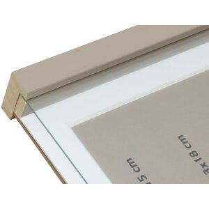 Ramka na zdjęcia z passepartout taupe wood 30,0 x40,0 cm;20,0 x30,0 cm S223K