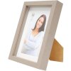Ramka na zdjęcia z passepartout taupe wood 30,0 x40,0 cm;20,0 x30,0 cm S223K