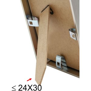 Ramka na zdjęcia brąz aluminium 30,0 x30,0 cm