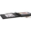 Album fotograficzny ringowy czarny z płócienną okładką 20,0 x20,0 cm A66FA