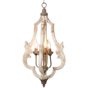 Lampa wisząca 40x79 cm biała