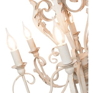 Lampa wisząca 65x68 cm szara