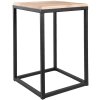 Zestaw 2 stolików 36x36x52 cm w kolorze czarnym - 6Y2510 Clayre Eef