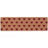 Mata na drzwi Hearts w kolorze brązowym - 75x22x2 cm