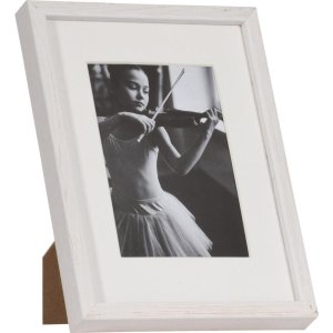 Drewniana ramka Viola 10x15 cm biała