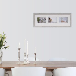 Galeria zdjęć Nowoczesna 20x60 cm biała 3 zdjęcia 10x15 cm