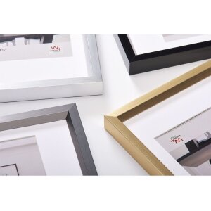 Steel Style Plastic Frame 30x45 cm czarny
