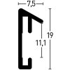 Nielsen Pixel Aluminium Galeria zdjęć 18 zdjęć 10x15 cm czarna