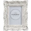Ramka na zdjęcia Clayre & Eef 2F0506 - 10x2x12 cm - 6x9 cm biały postarzany