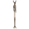 Dekoracja Jeleń Clayre & Eef 4PR0045 - 12x12x92 cm ciemnoszary