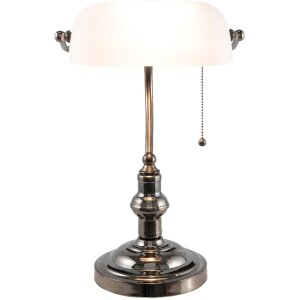 Lampa biurkowa biała Clayre & Eef 5LL-5100W -...
