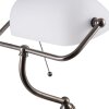 Lampa biurkowa biała Clayre & Eef 5LL-5100W - 27x23x42 cm E27 - Max. 1x 60Watt biała
