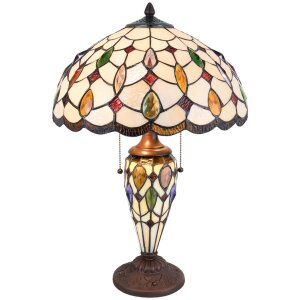 Lampa stołowa Tiffany Clayre & Eef 5LL-5182 -...