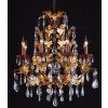 Żyrandol Clayre & Eef 5LL-CR12 - 90-150 x Ø 75 cm 8x E14-40w multi