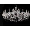 Żyrandol Clayre & Eef 5LL-CR63 - 18 świateł 64xØ 120 cm 18x E14-40w przezroczysty