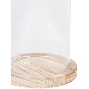 Szklany Bell Jar Clayre & Eef 6GL2168 - Ø 12x17 cm przezroczysty