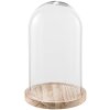 Szklany Bell Jar Clayre & Eef 6GL2170 - Ø 18x28 cm przezroczysty