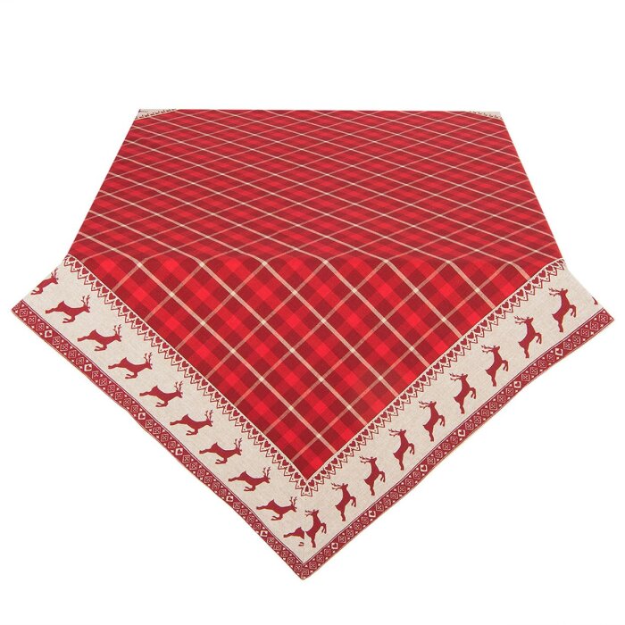 Obrus Clayre & Eef NOC03 - 130x180 cm czerwony