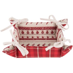 Koszyk na pieczywo Clayre & Eef NOC47 - 35x35x8 cm...