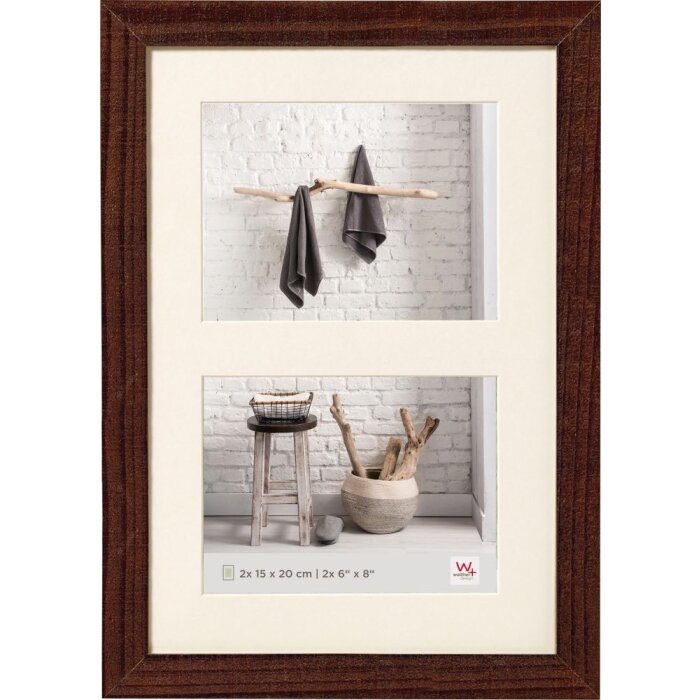 Walther Gallery Frame HOME orzech 2x 15x20 cm