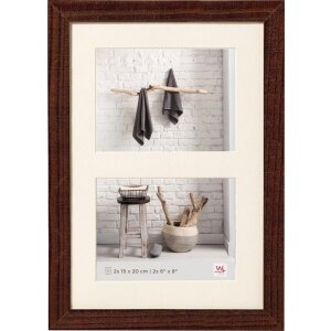 Walther Gallery Frame HOME orzech 2x 15x20 cm