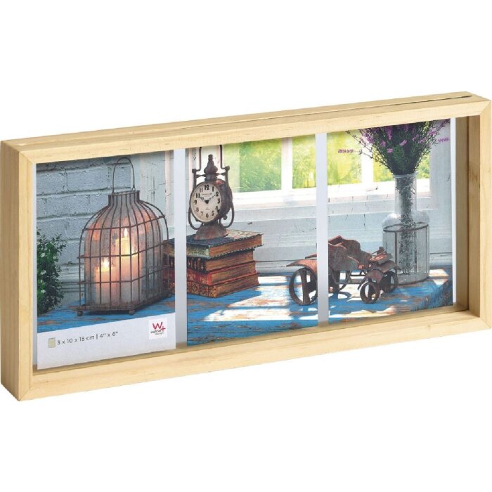 Gallery Frame Rustic 3 zdjęcia 10x15 cm natura
