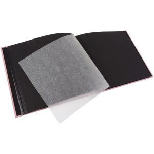 Album śrubowy Bella Vista rosé 39x31 cm czarne strony