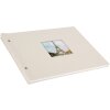 Goldbuch Album srubowy Bella Vista piaskowoszary 39x31 cm 40 bialych stron