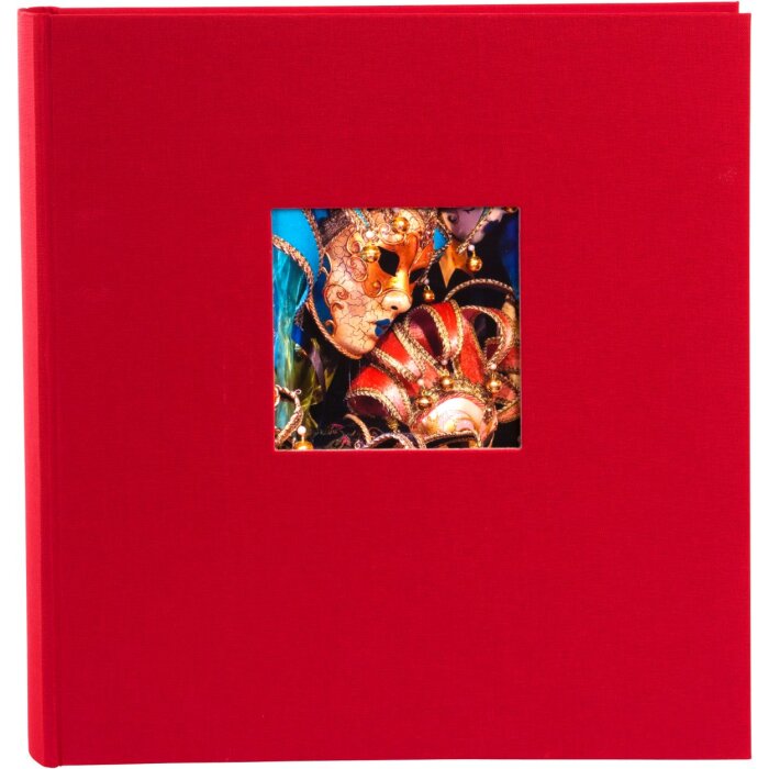 Goldbuch Jumbo Photo Album Bella Vista czerwony 30x31 cm 100 białych stron