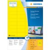 Herma specjalne kolorowe etykiety a4, 45,7 x 21,2 mm, zólte, klej permanentny
