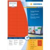 Herma specjalne kolorowe etykiety a4, 45,7 x 21,2 mm, czerwone, klej permanentny