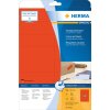Herma specjalne kolorowe etykiety a4, 105 x 37 mm, czerwony papier usuwalny matowy