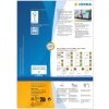 Herma specjalne kolorowe etykiety a4, 105 x 42,3 mm, zielone, klej permanentny
