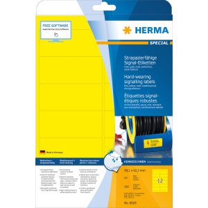 Herma specjalne etykiety foliowe odporne na warunki...