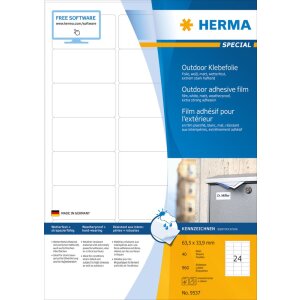Herma special Etykiety foliowe zewnetrzne odporne na...