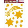 Herma decor Naklejka na okno Gwiazdy zlote