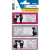Herma vario school labels black cats