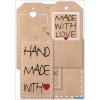 Herma home tag prezentowy home nature, z nitka