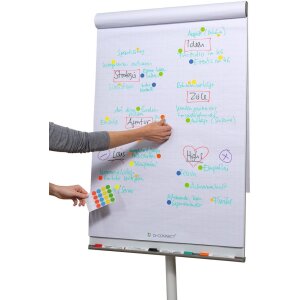 Etykiety uniwersalne zielone ø 8 mm okragle papier mat 540 szt.