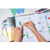 Etykiety uniwersalne czarne ø 8 mm okragle papier mat 540 szt.
