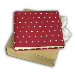 ZEP Photo Album Deluxe czerwony 25x25 cm 60 białych stron...