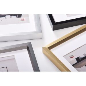 Walther Plastic Frame Steel Style 30x30 cm srebrny