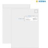 Etykiety a4 czerwone 105x37 mm papier mat 1600 szt.