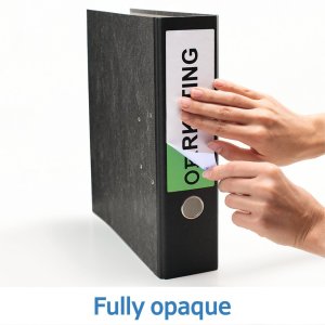 Etykiety do folderów a4 zólte 192x61 mm papier matowy kryjacy 400 szt.